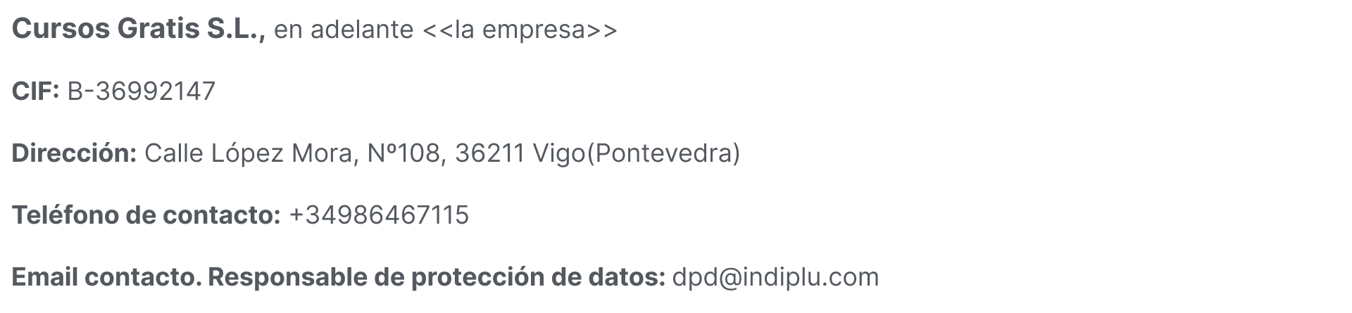 cursos gratis desempleados murcia política de privacidad